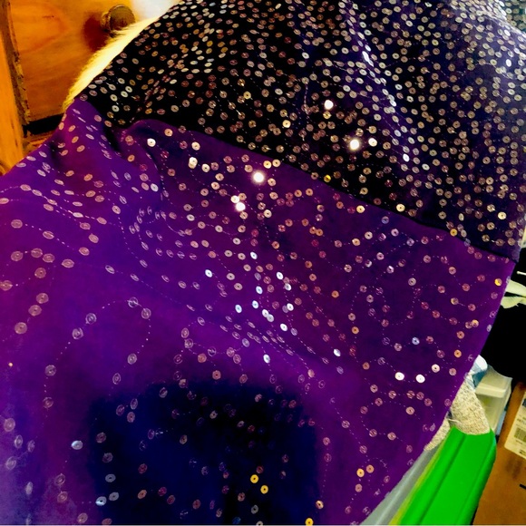 GIFTING 🪩 nikibiki Strapless Sequined Purple Cocktail Dress 🪩🎊🪅🍾🥂 - Picture 5 of 6